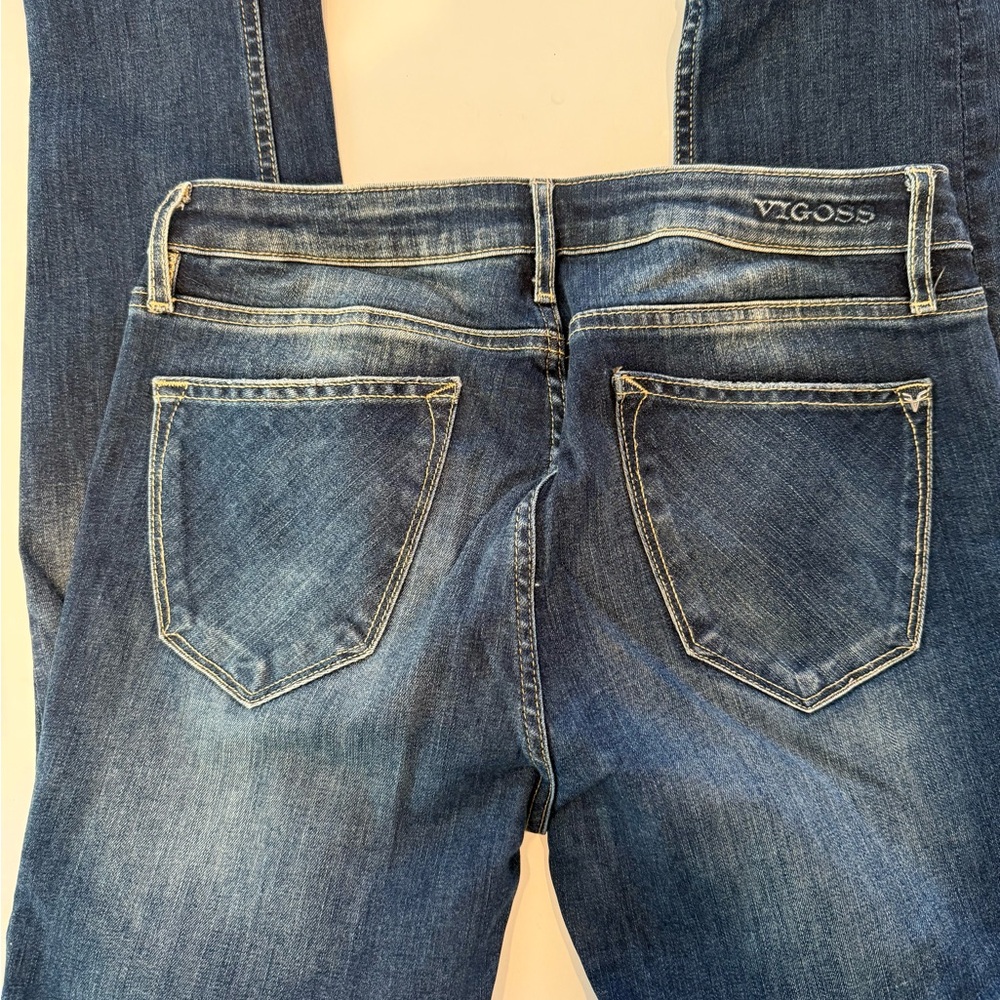 VIGOSS WOMENS SKINNY JEANS - THOMPSON TOMBOY CLASSIC FIT DISTRESSED SIZE 28 - Picture 6 of 10